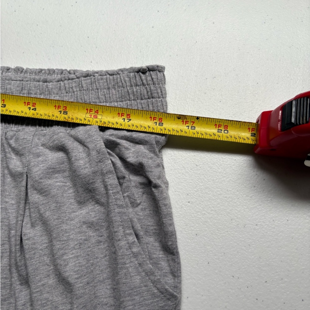 AnyBody Womens Lounge Cozy Soft Knit Wideleg Pants Size Large Gray Elastic Waist - Picture 12 of 15